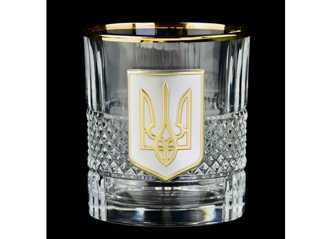 Набір для віскі "Гербовий з тризубцем" 7 предметів Boss Crystal Фото 2